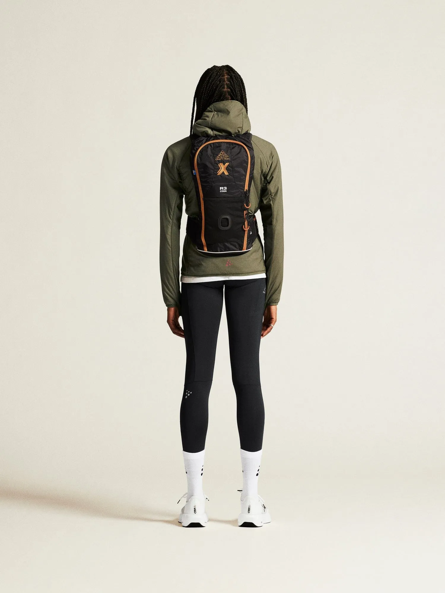 WOMENS PRO TRAIL TIGHTS 2 - Black sold by Craft Sportswear product image thumbnail 5