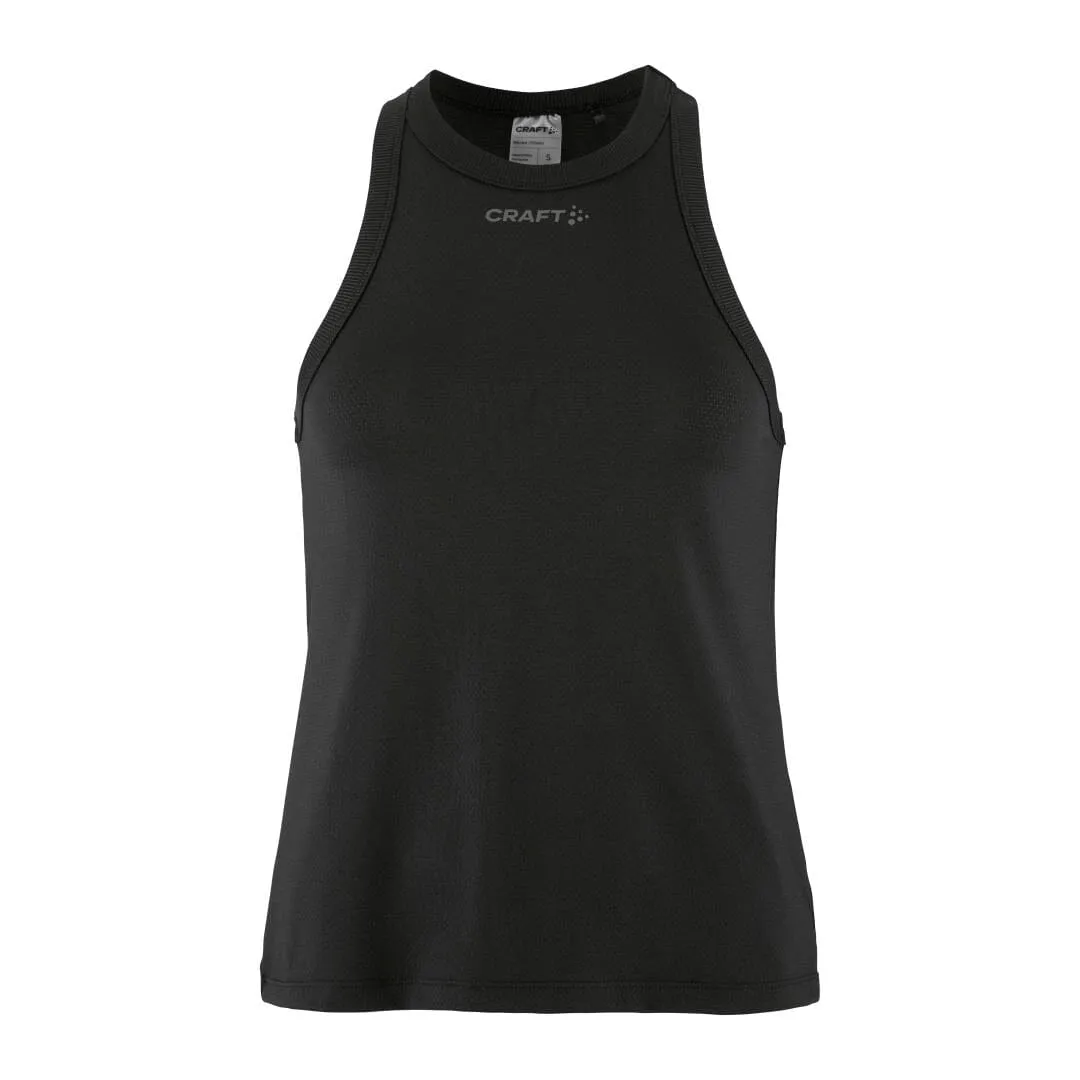WOMEN'S CORE TONE MESH TRAINING SINGLET - Black sold by Craft Sportswear product image thumbnail 4