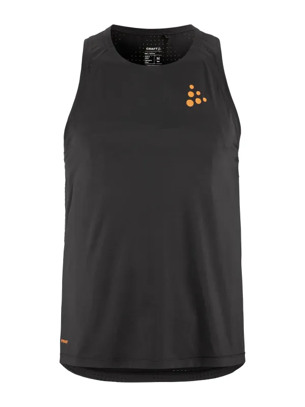 Men's PRO Hypervent Running Singlet 2.0 - SLATE sold by Craft Sportswear