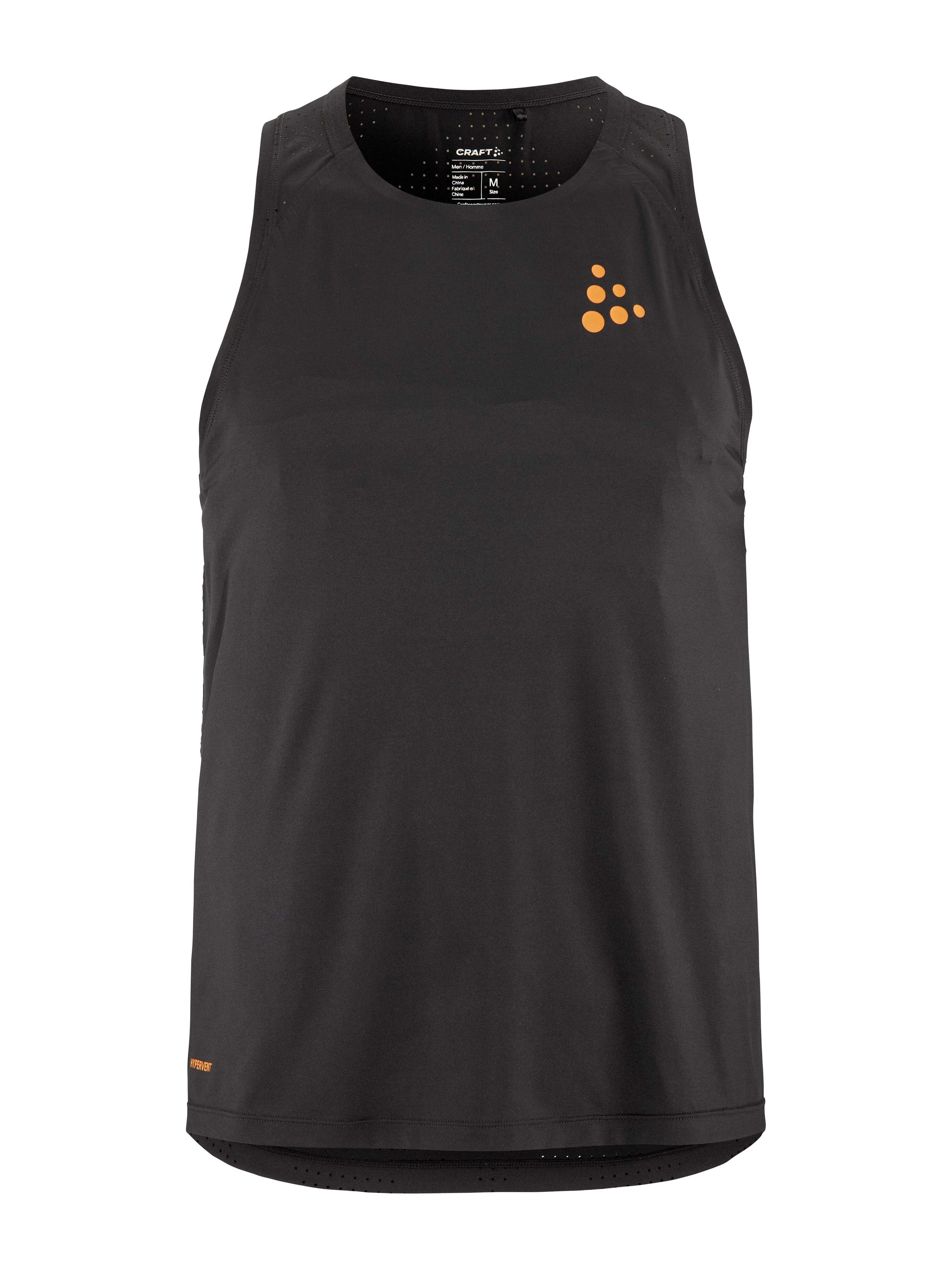 MEN'S PRO HYPERVENT RUNNING SINGLET 2 - SLATE sold by Craft Sportswear