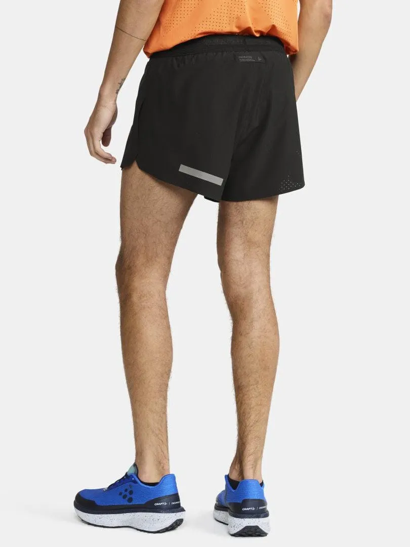 MEN'S PRO HYPERVENT SPLIT RUNNING SHORTS 2 - Black sold by Craft Sportswear product image thumbnail 2