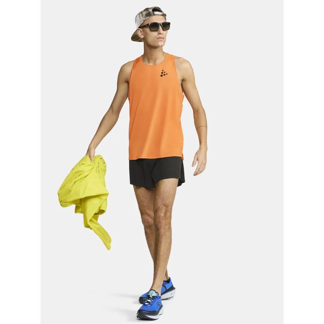 MEN'S PRO HYPERVENT SPLIT RUNNING SHORTS 2 - Black sold by Craft Sportswear product image thumbnail 5