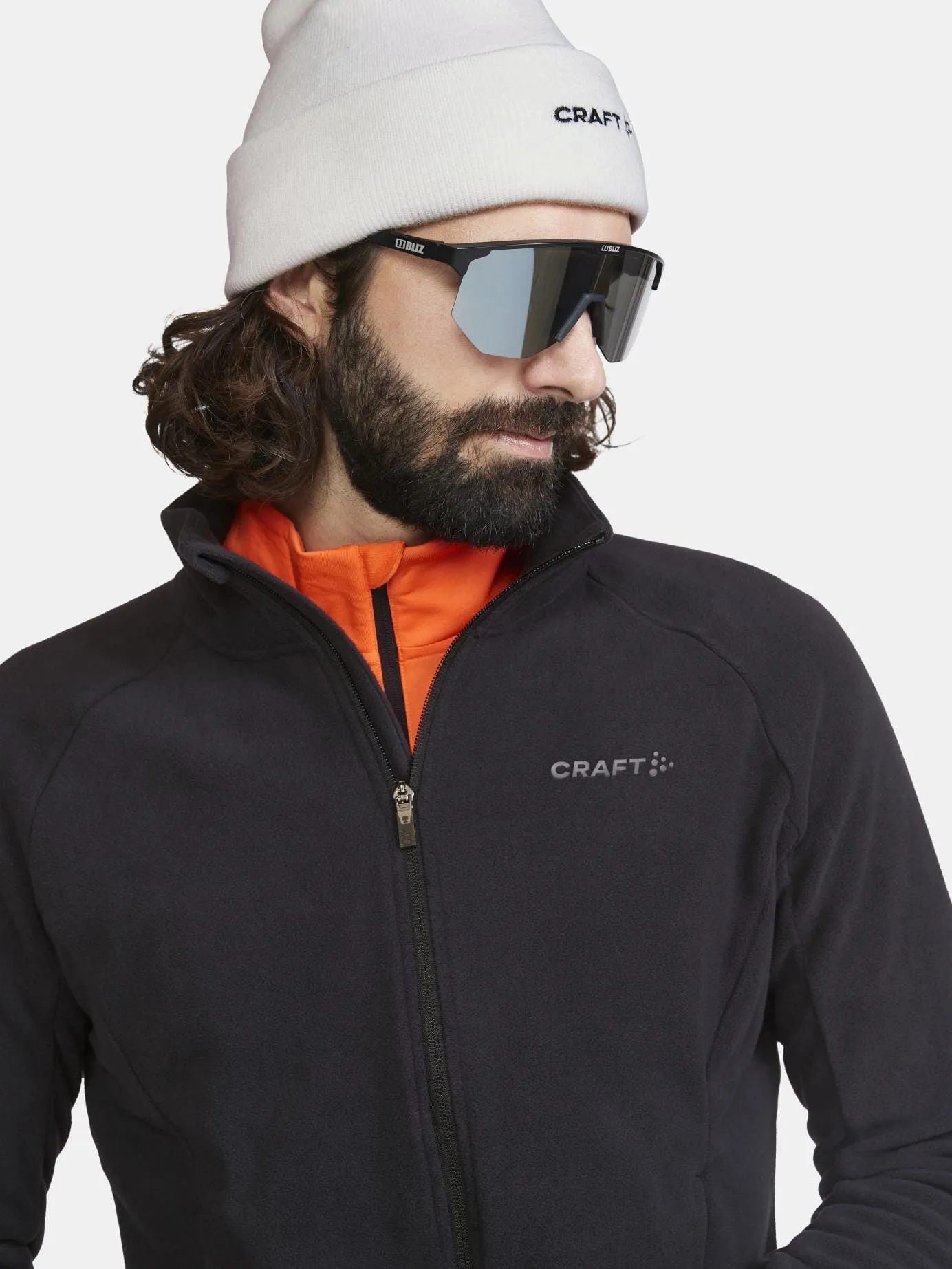 MENS ADV FLEECE MIDLAYER - Black sold by Craft Sportswear product image thumbnail 3