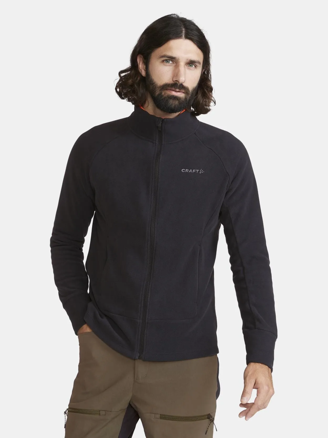 MENS ADV FLEECE MIDLAYER - Black sold by Craft Sportswear