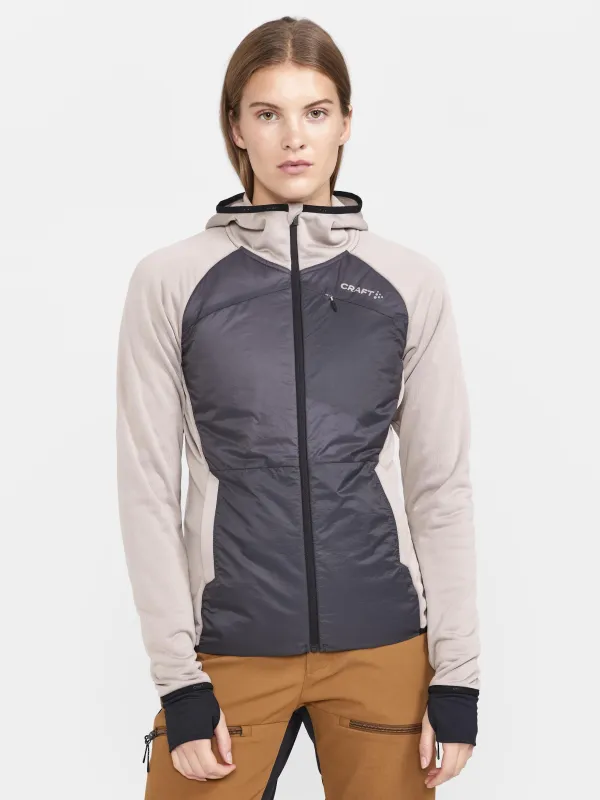 Womens ADV Hybrid Midlayer - CLAY-BLACK sold by Craft Sportswear