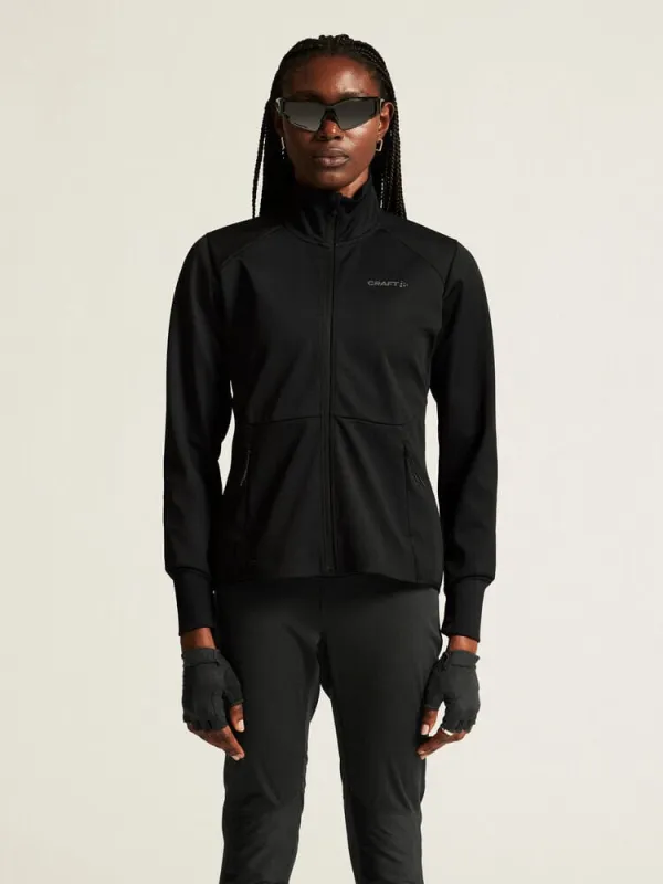 WOMENS CORE XC SKI TRAINING JACKET - Black sold by Craft Sportswear