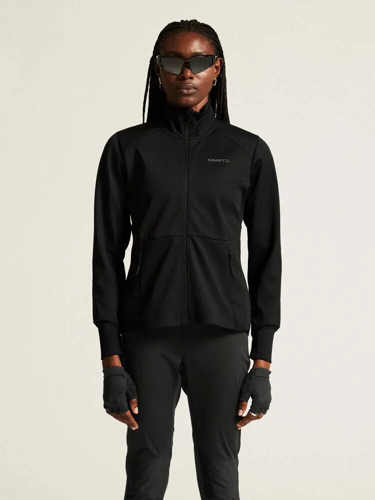 WOMENS CORE XC SKI TRAINING JACKET - Black sold by Craft Sportswear
