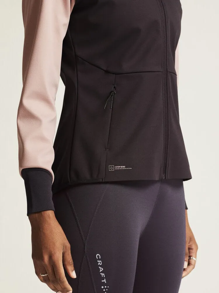 WOMENS CORE XC SKI TRAINING JACKET - DK PLUM/CHARM sold by Craft Sportswear product image thumbnail 2