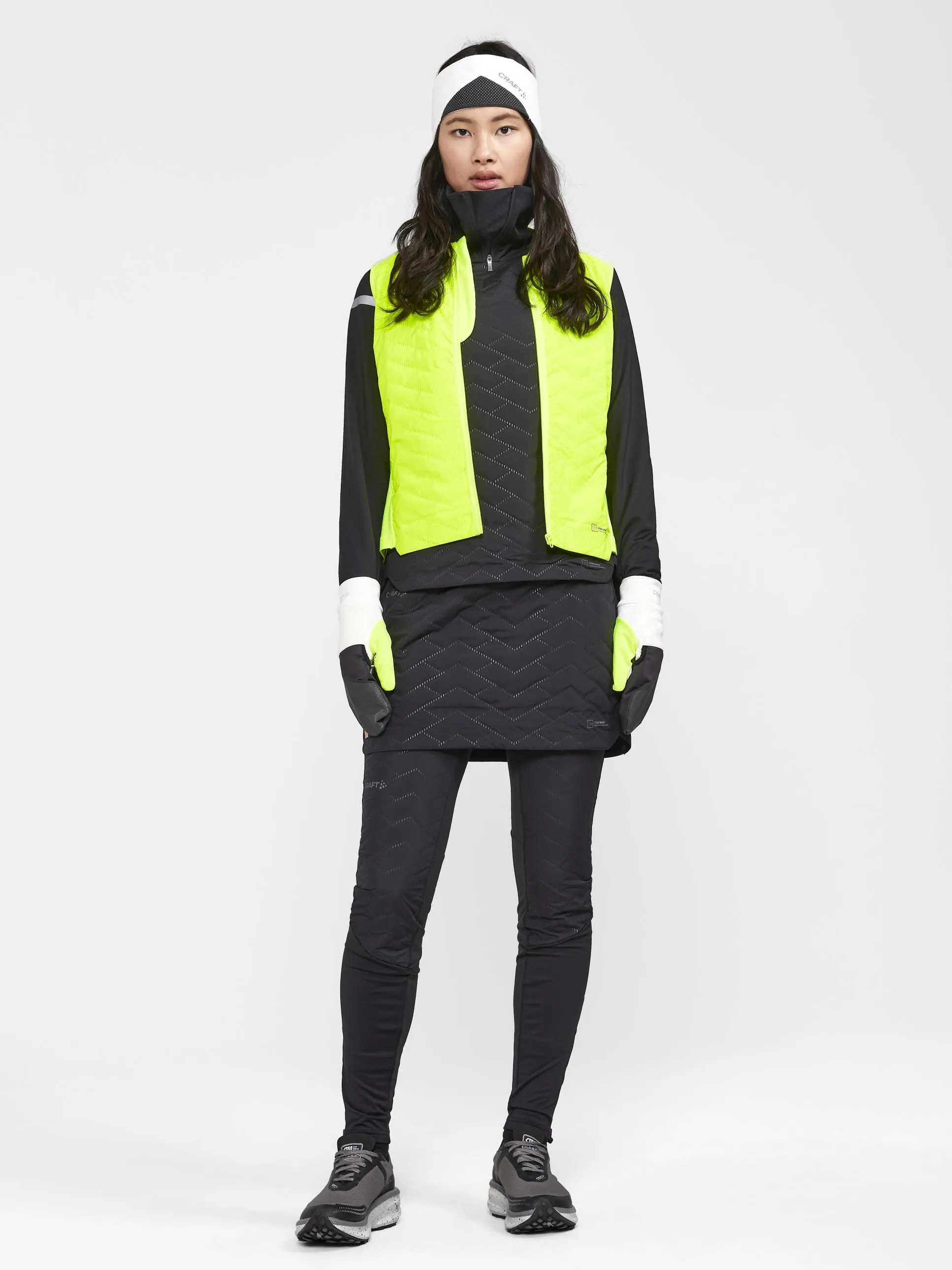 Women's ADV SubZ Warm Running Tights 3 - Black sold by Craft Sportswear product image thumbnail 4