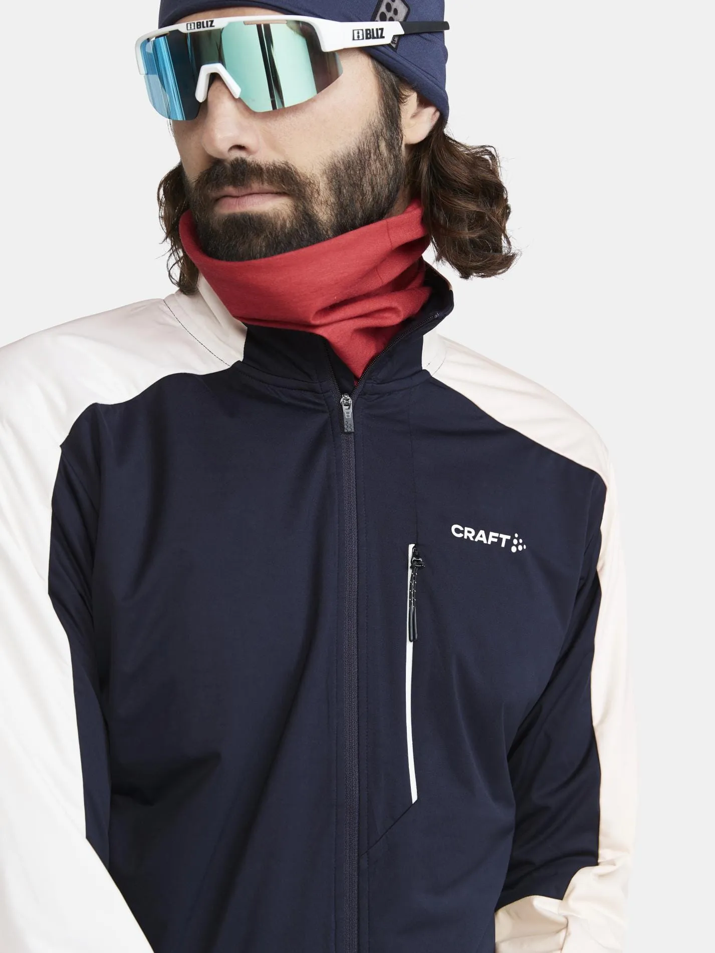 Mens ADV Xc Ski Training Jacket 2 - BLAZE-TOFU sold by Craft Sportswear product image thumbnail 2