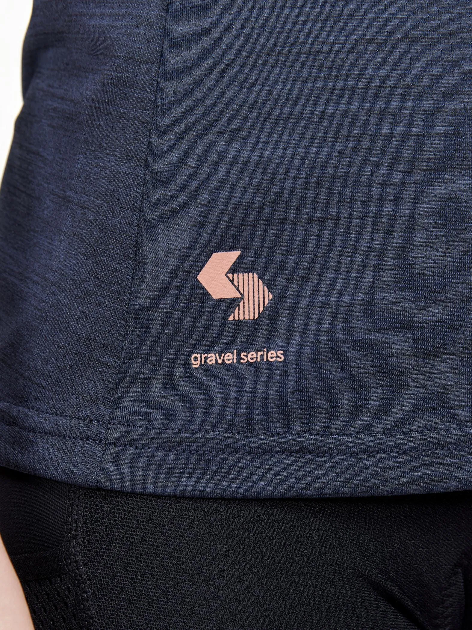 Women's ADV Gravel Bike Short Sleeve Tee - Black Melange sold by Craft Sportswear product image thumbnail 2