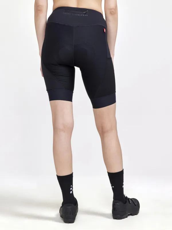 WOMEN'S ADV GRAVEL BIKE SHORTS  - Black sold by Craft Sportswear