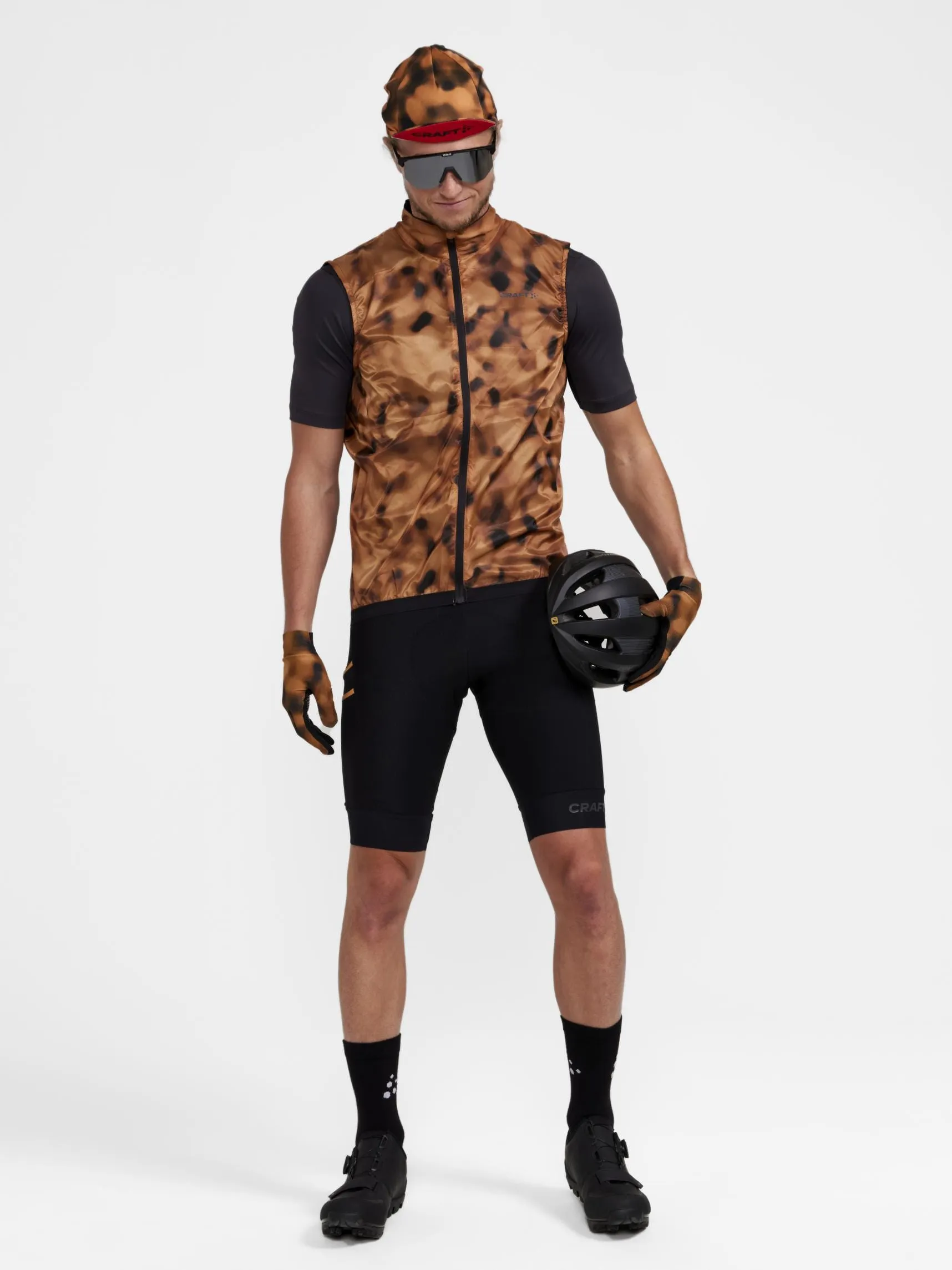 Men's PRO Gravel Bike Wind Vest - DESERT-BLACK sold by Craft Sportswear product image thumbnail 5