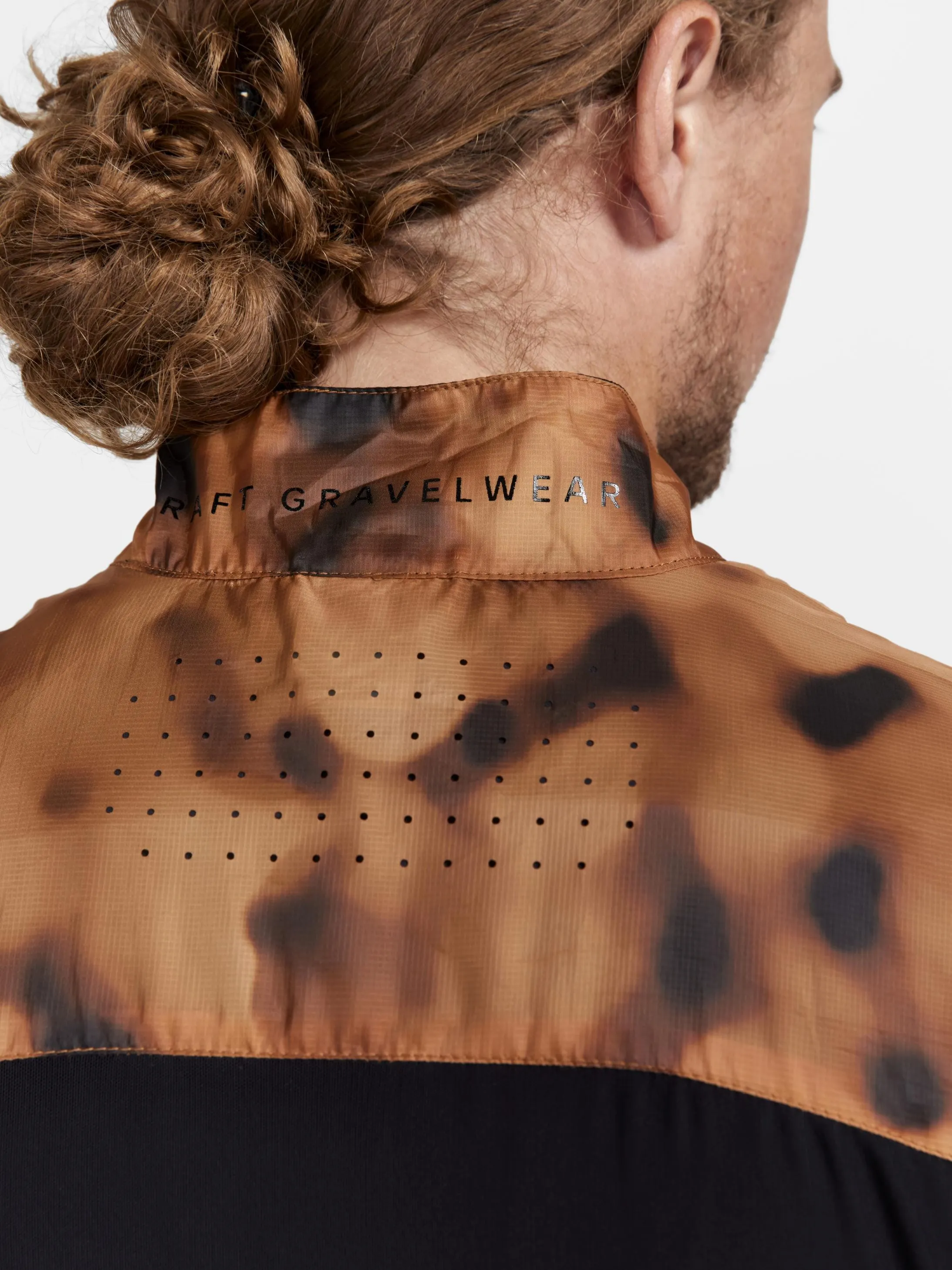 Men's PRO Gravel Bike Wind Vest - DESERT-BLACK sold by Craft Sportswear