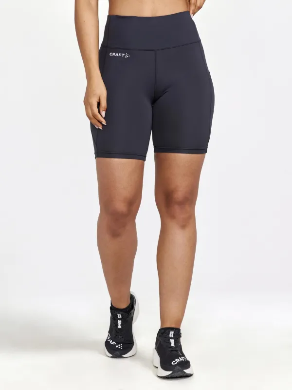 WOMEN'S ADV ESSENCE TRAINING SHORT TIGHTS 2 - Black sold by Craft Sportswear