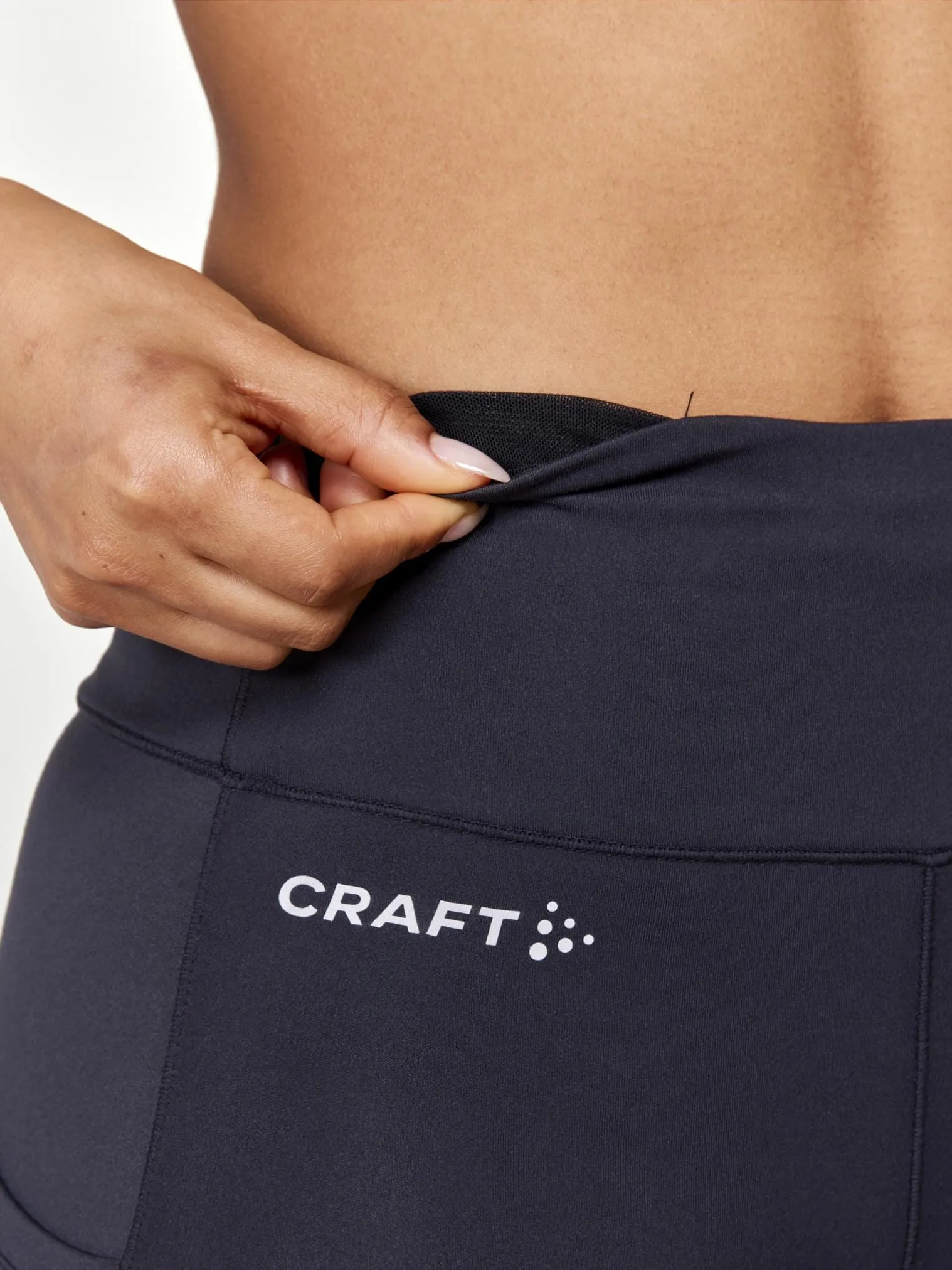 Women's ADV Essence Capri Training Tights 2 - Black sold by Craft Sportswear product image thumbnail 4