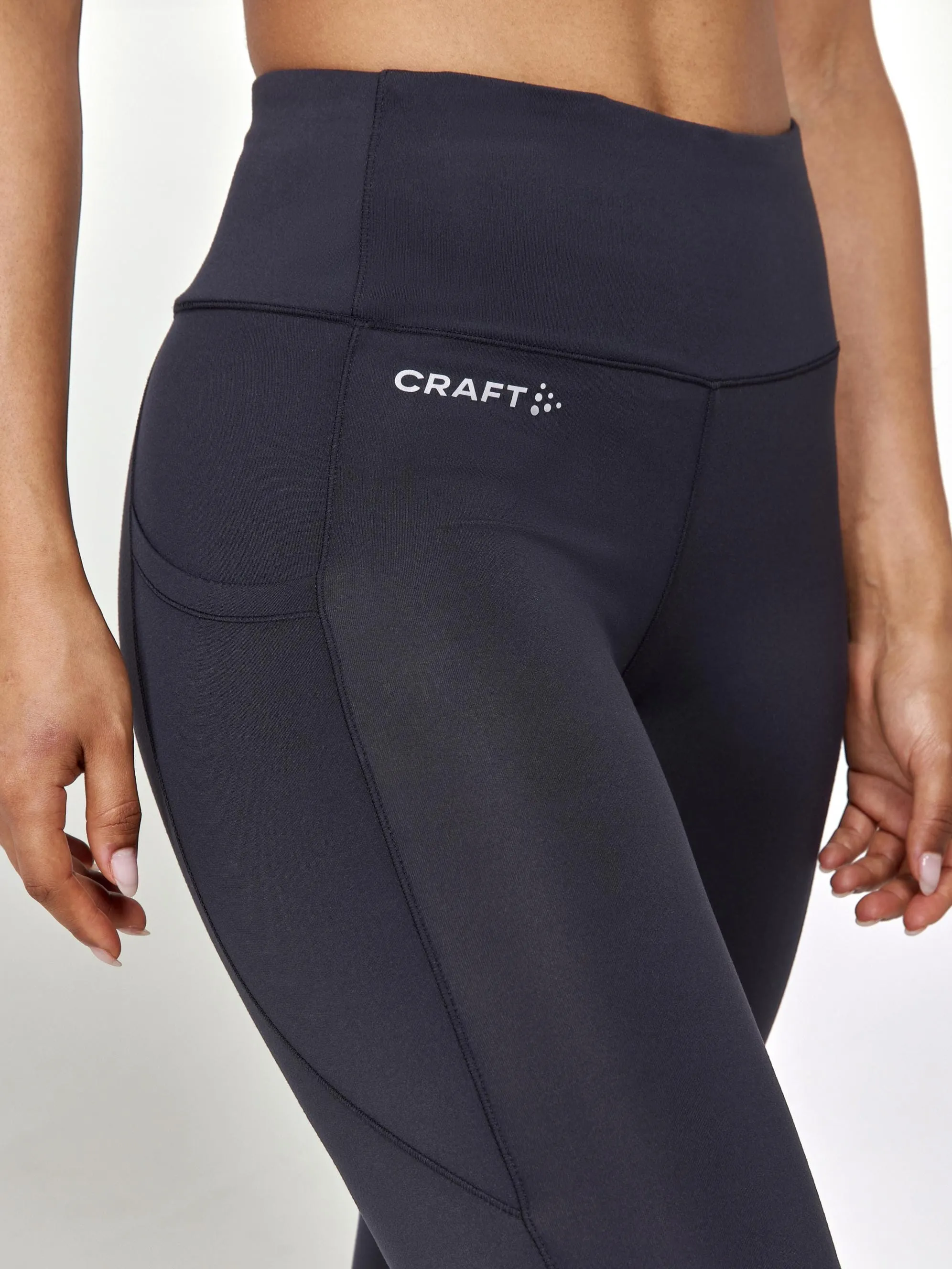 Women's ADV Essence Capri Training Tights 2 - Black sold by Craft Sportswear product image thumbnail 3