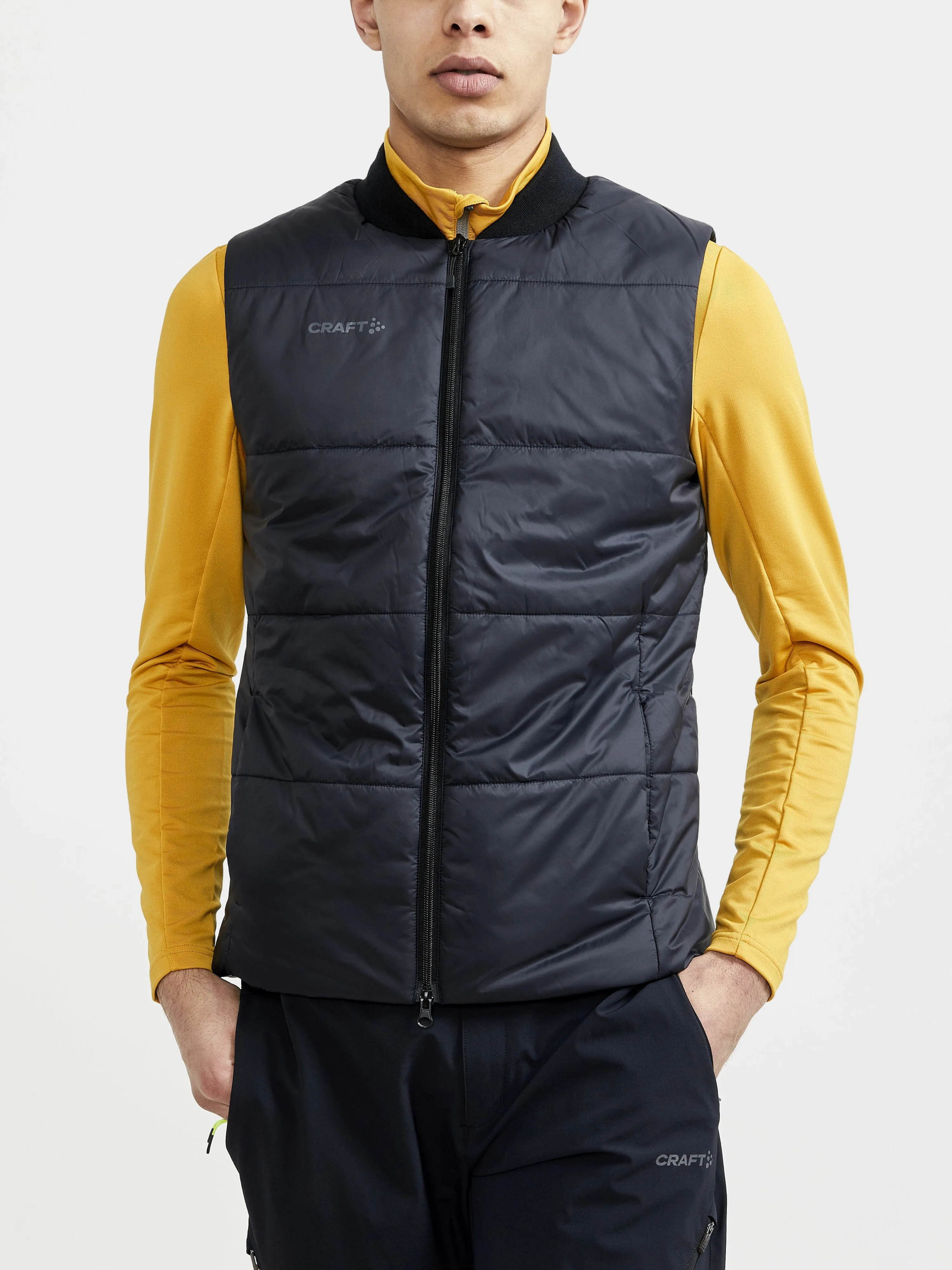 Men's Core Light Padded Vest - Black sold by Craft Sportswear