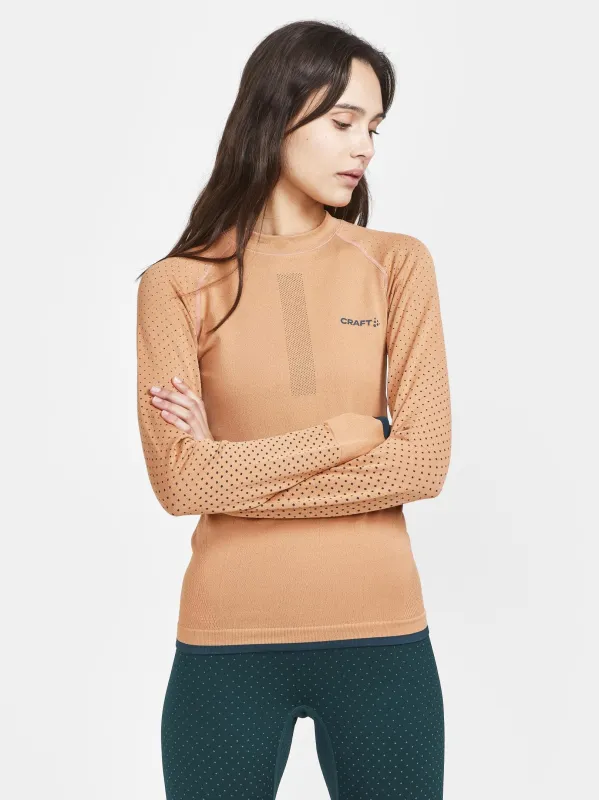 Women's ADV Warm Intensity Long Sleeve - Glow/Opal sold by Craft Sportswear