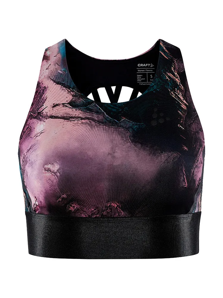 Women's ADV Hit Sport Top - BLACK/MULTI sold by Craft Sportswear product image thumbnail 4
