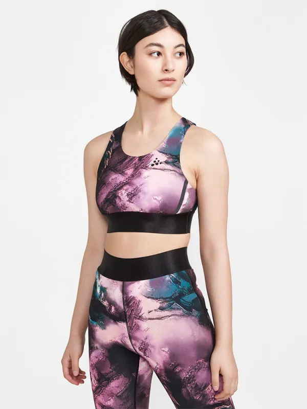 Women's ADV Hit Sport Top - BLACK/MULTI sold by Craft Sportswear