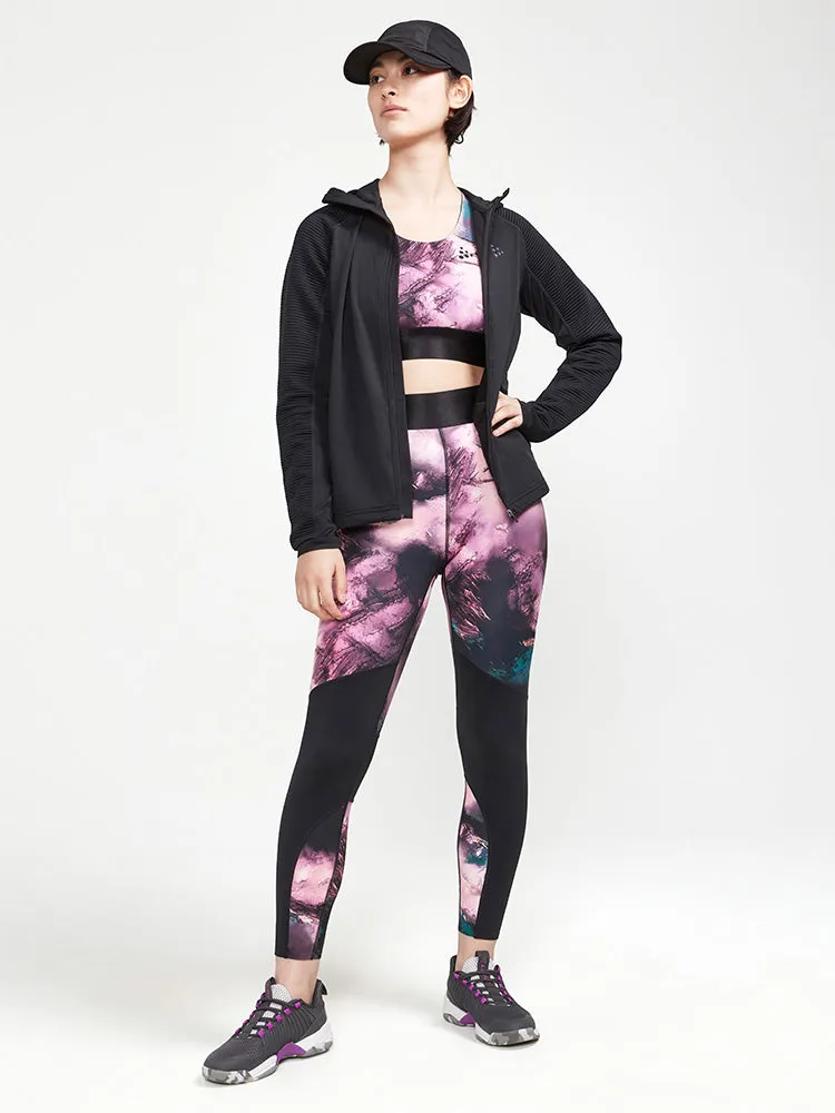 Women's ADV Hit Sport Top - BLACK/MULTI sold by Craft Sportswear product image thumbnail 3