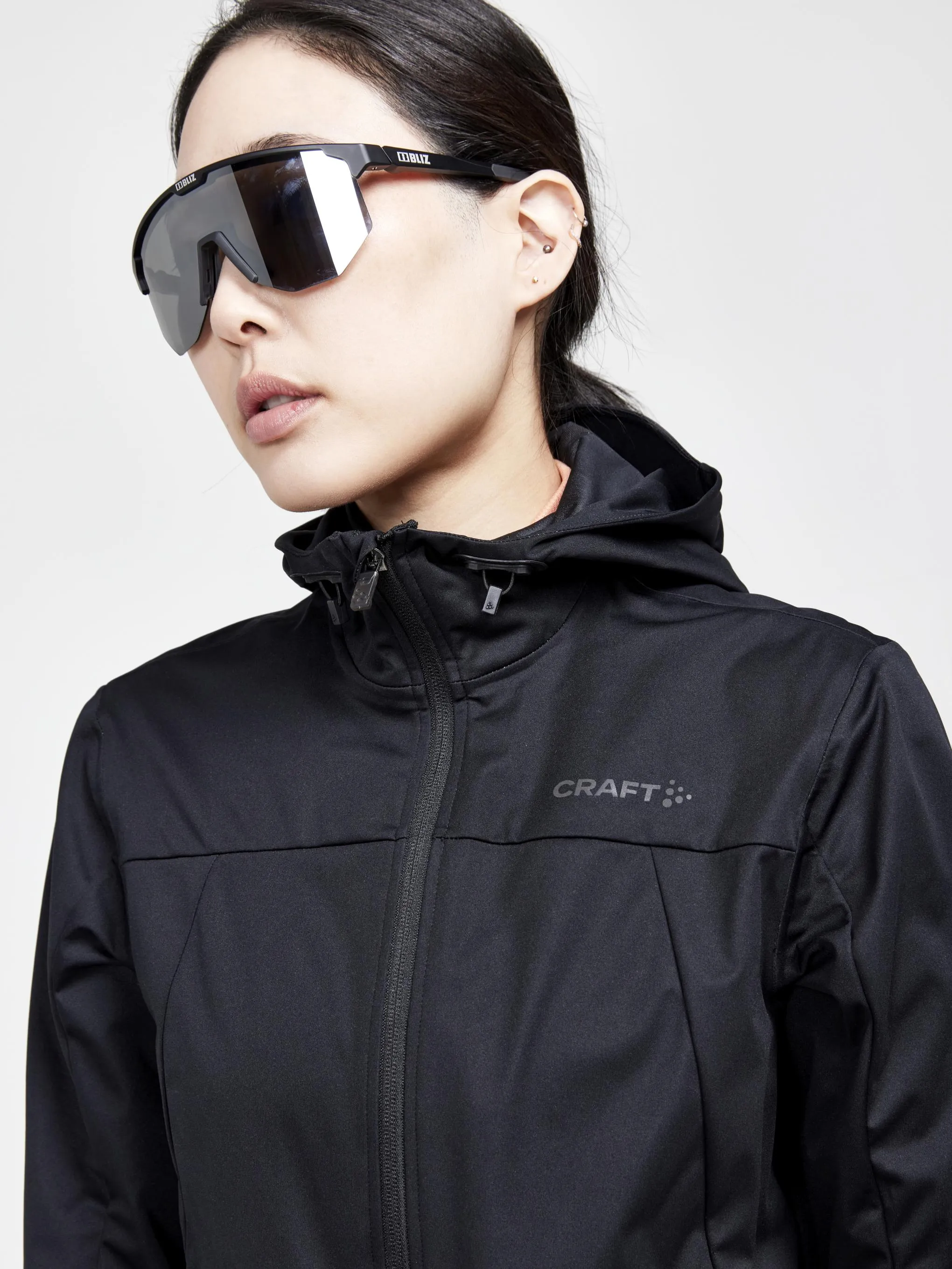 WOMEN'S ADV ESSENCE HYDRO JACKET - Black sold by Craft Sportswear product image thumbnail 3