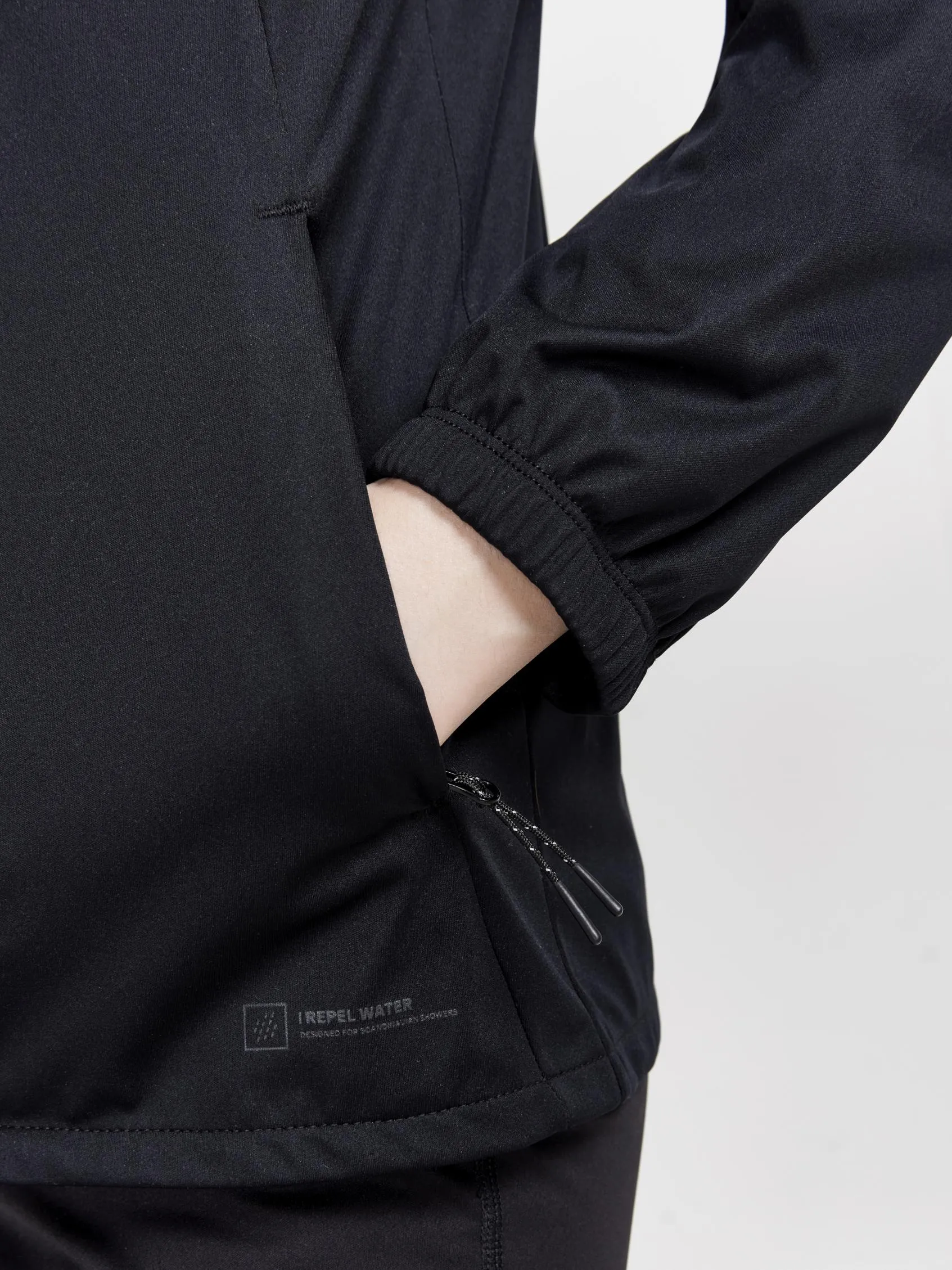 WOMEN'S ADV ESSENCE HYDRO JACKET - Black sold by Craft Sportswear product image thumbnail 2