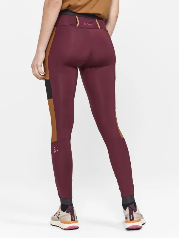 Women's PRO Trail Running Tights - PUNSCH-ROOTS sold by Craft Sportswear