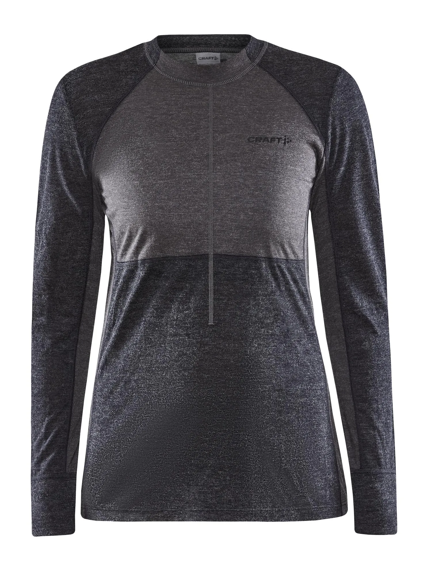 WOMEN'S CORE WOOL MIX BASELAYER SET - Black/Granite sold by Craft Sportswear