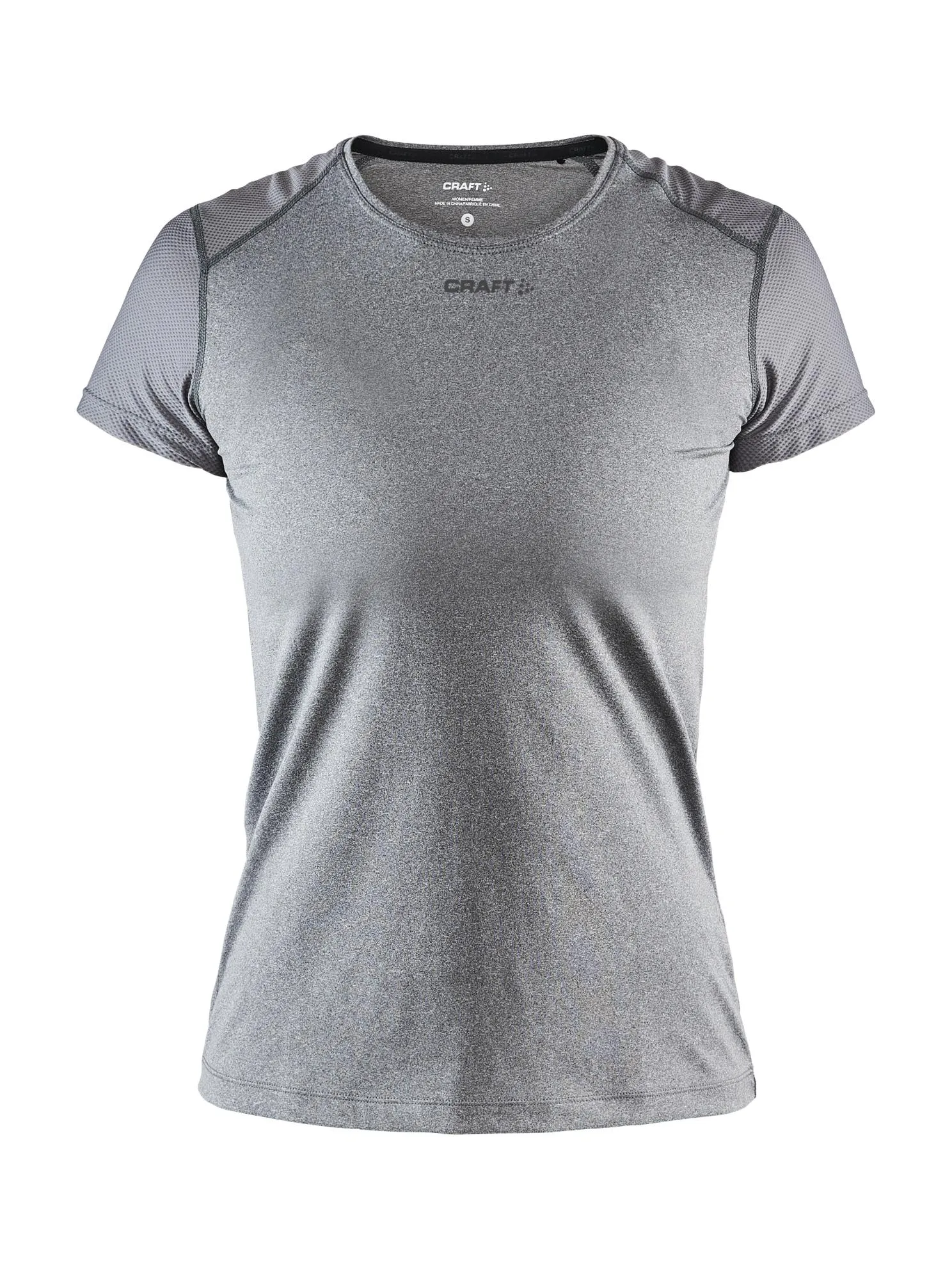 Women's ADV Essence SS Slim Tee - Dk Grey Melange sold by Craft Sportswear product image thumbnail 5