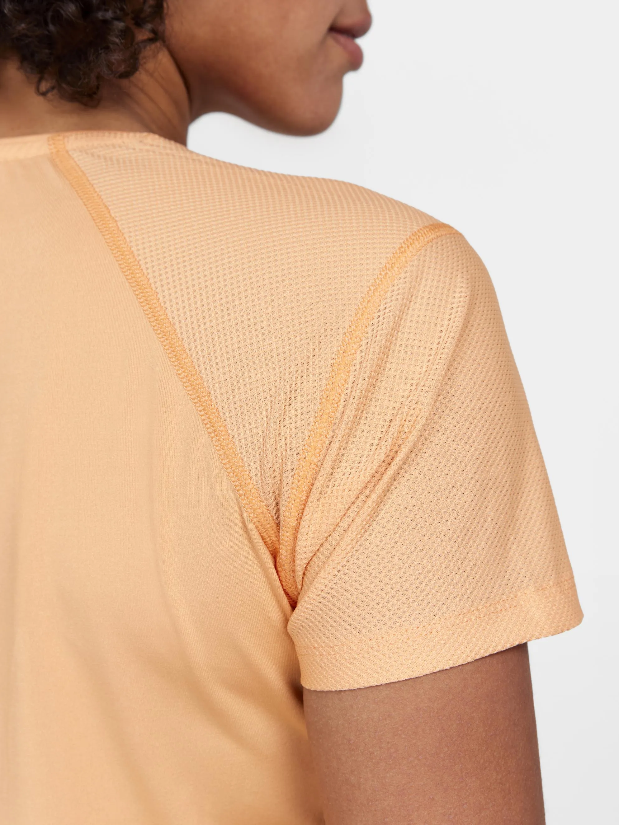 Women's ADV Essence SS Slim Tee - PEACH sold by Craft Sportswear product image thumbnail 3