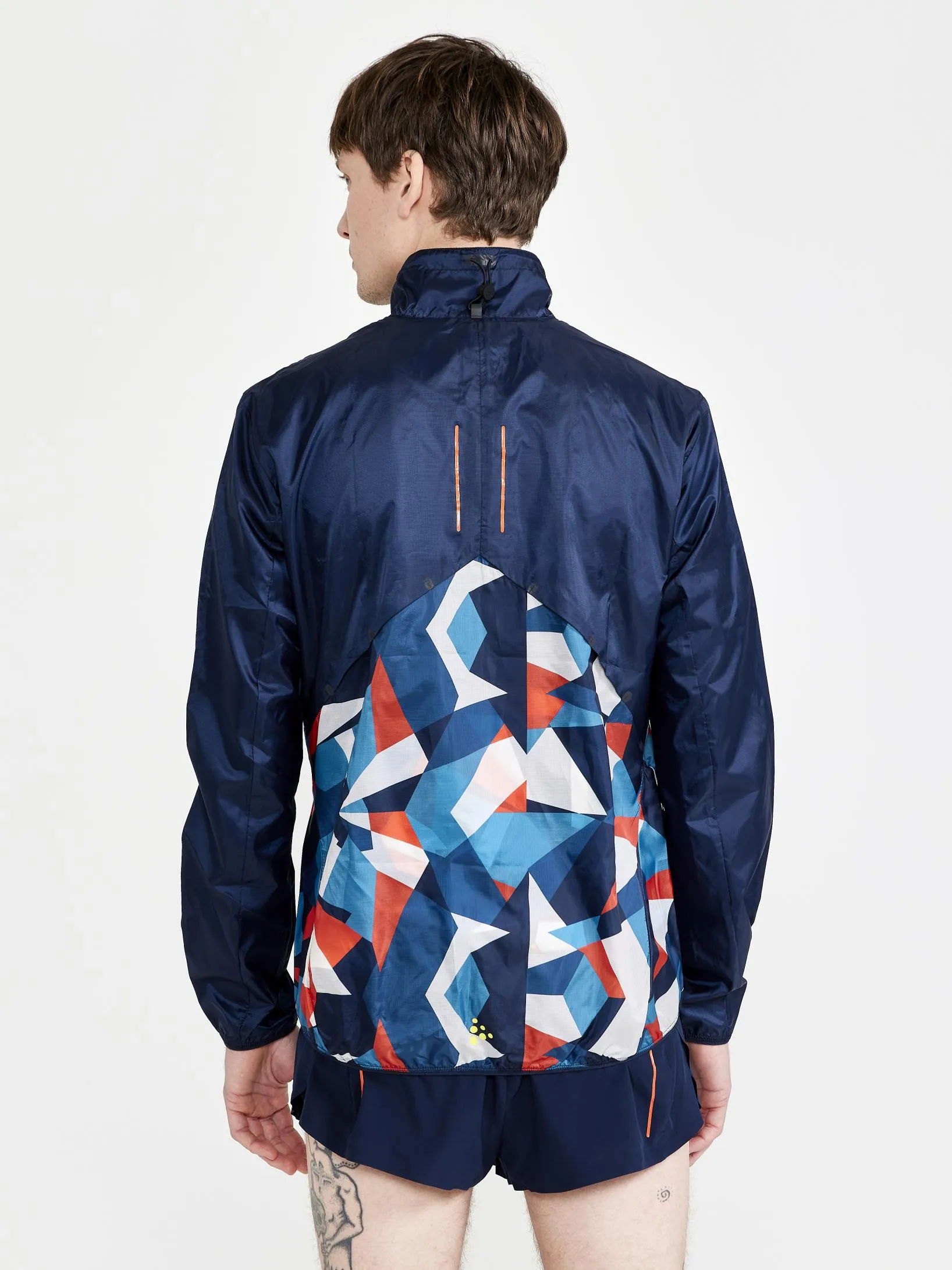 MEN'S PRO DAZZLE CAMO RUNNING JACKET - BLAZE/P DAZZLE CAMO sold by Craft Sportswear