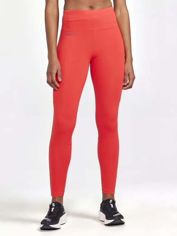 WOMEN'S ADV ESSENCE TRAINING TIGHTS 2 - REDDISH sold by Craft Sportswear