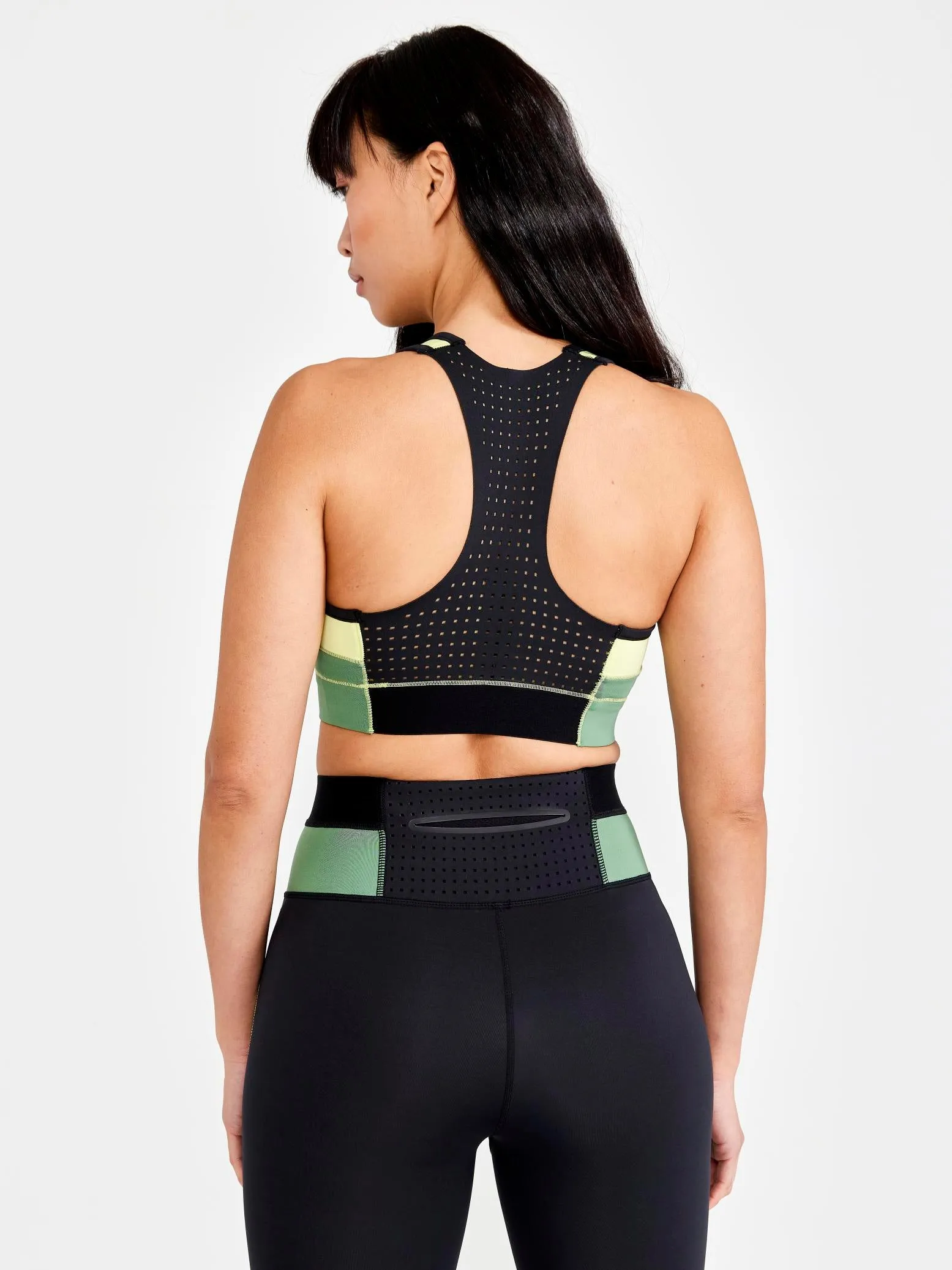 WOMEN'S PRO CHARGE BLOCKED TRAINING SPORT TOP - GIALLO-BLACK sold by Craft Sportswear product image thumbnail 2