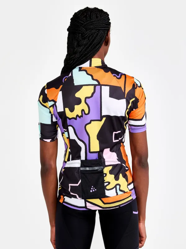 Women's ADV Gravel Ss Jersey - MULTI-GUM sold by Craft Sportswear