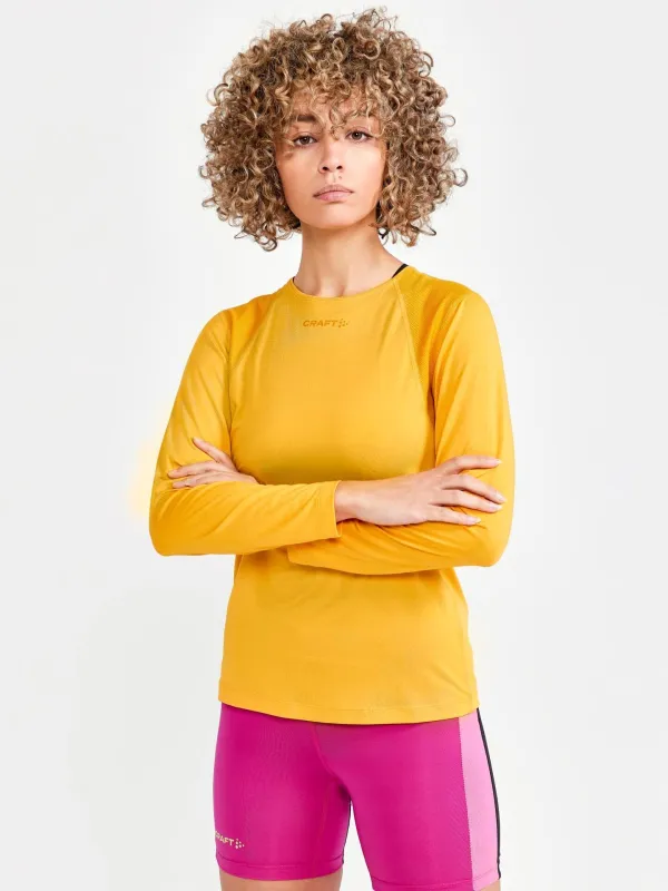 WOMEN'S ADV ESSENCE LONG SLEEVE TRAINING TEE - CALM sold by Craft Sportswear