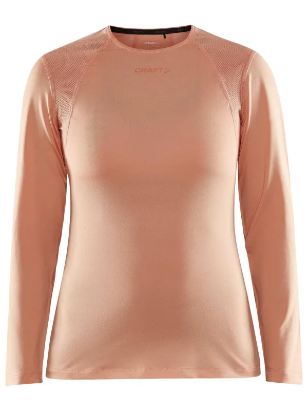 WOMEN'S ADV ESSENCE LONG SLEEVE TRAINING TEE - GLOW sold by Craft Sportswear