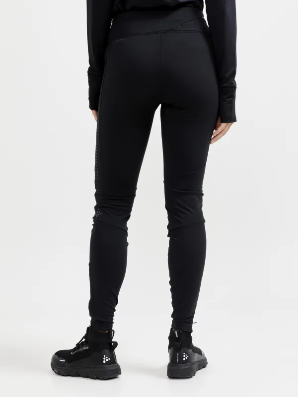 Women's ADV SubZ Warm Running Tights 2 - Black sold by Craft Sportswear