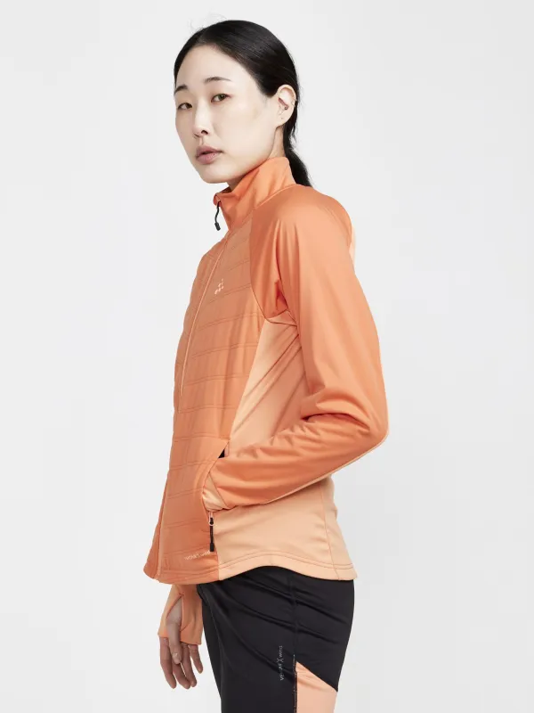 Women's ADV Essence Warm Jacket - GLOW-RUSTY GLOW sold by Craft Sportswear