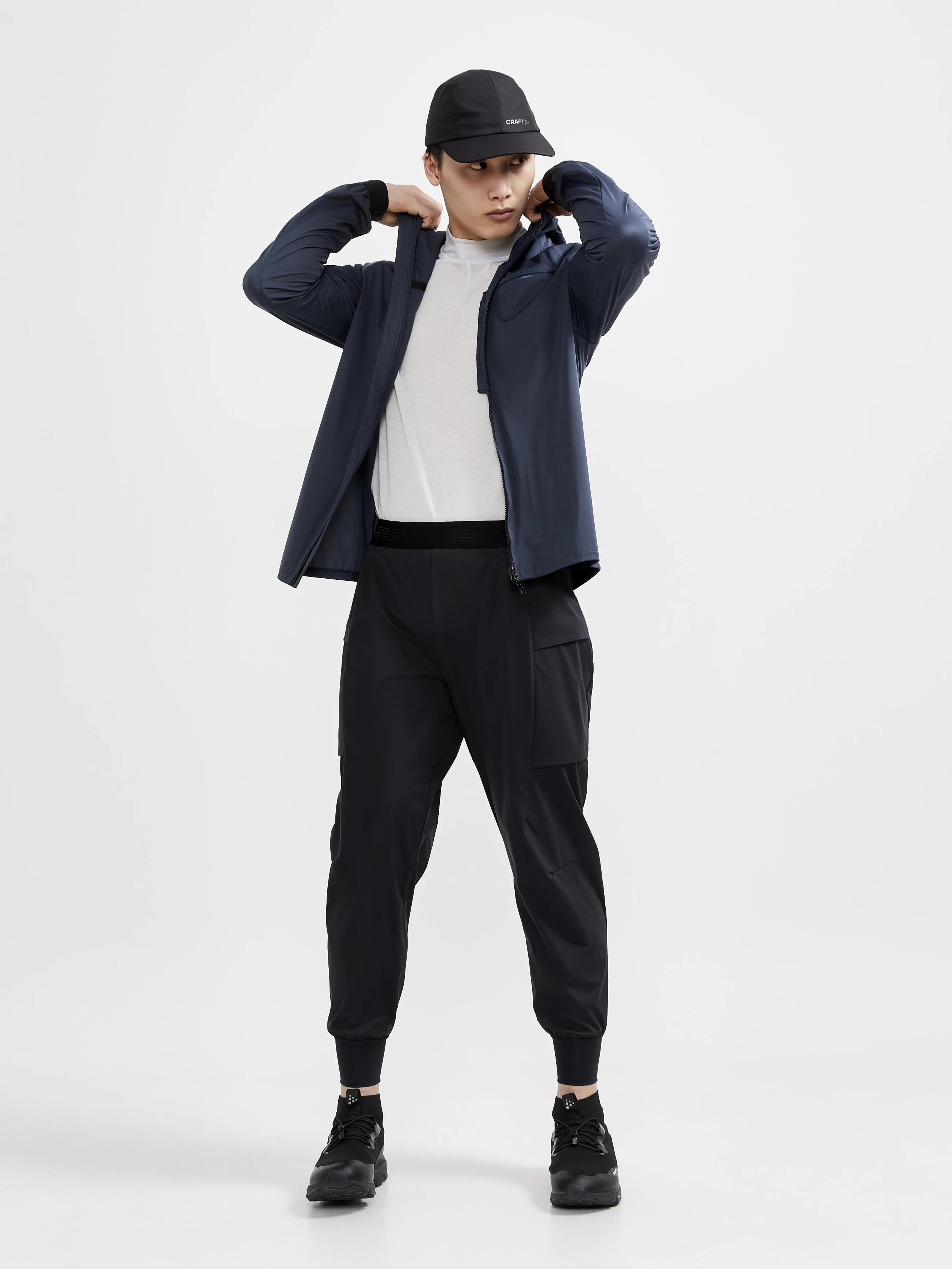 MEN'S PRO HYDRO CARGO RUNNING PANTS - Black sold by Craft Sportswear product image thumbnail 5