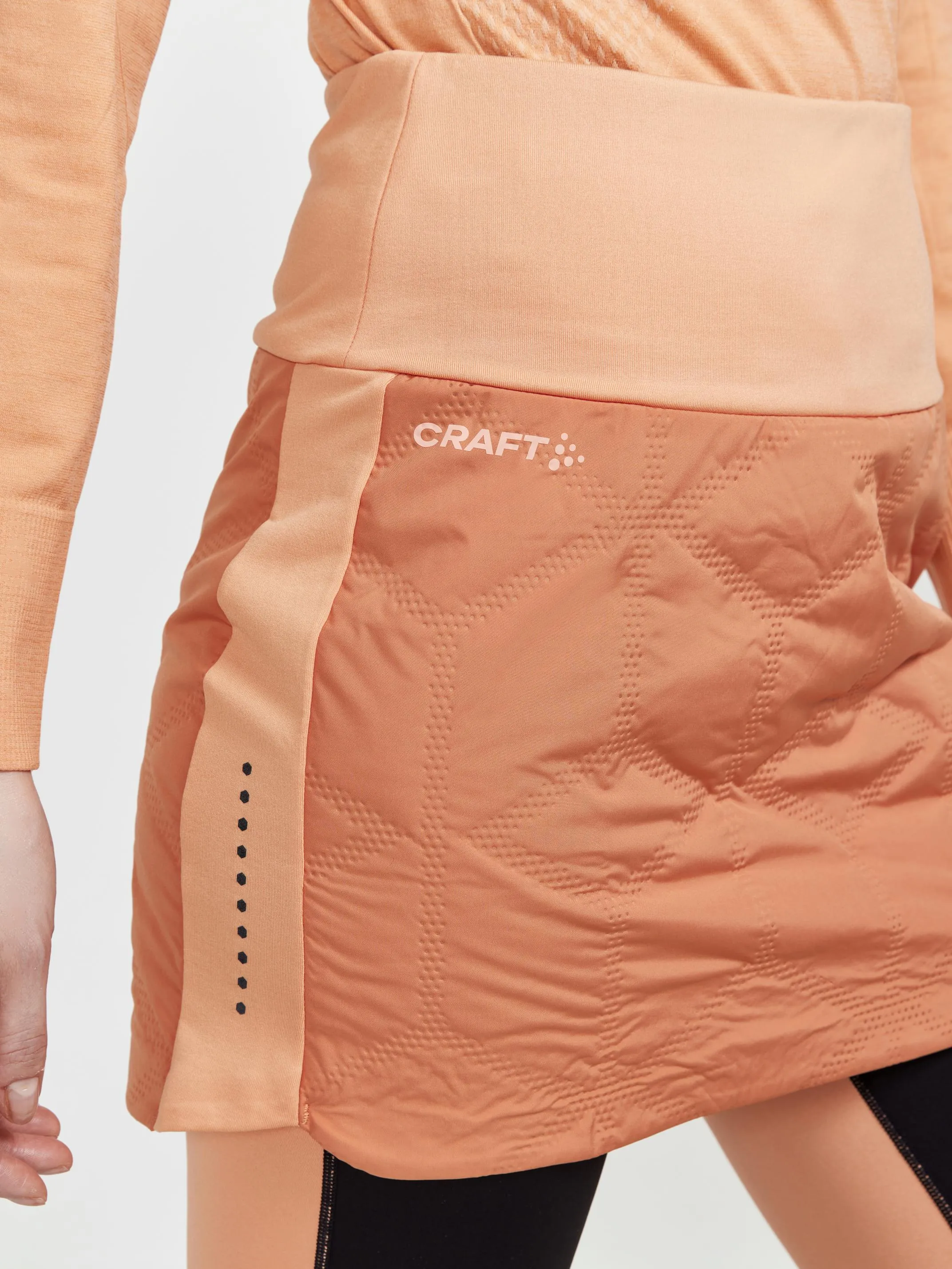 WOMEN'S ADV SUBZ RUNNING SKIRT 2 - RUSTY GLOW-GLOW sold by Craft Sportswear product image thumbnail 2