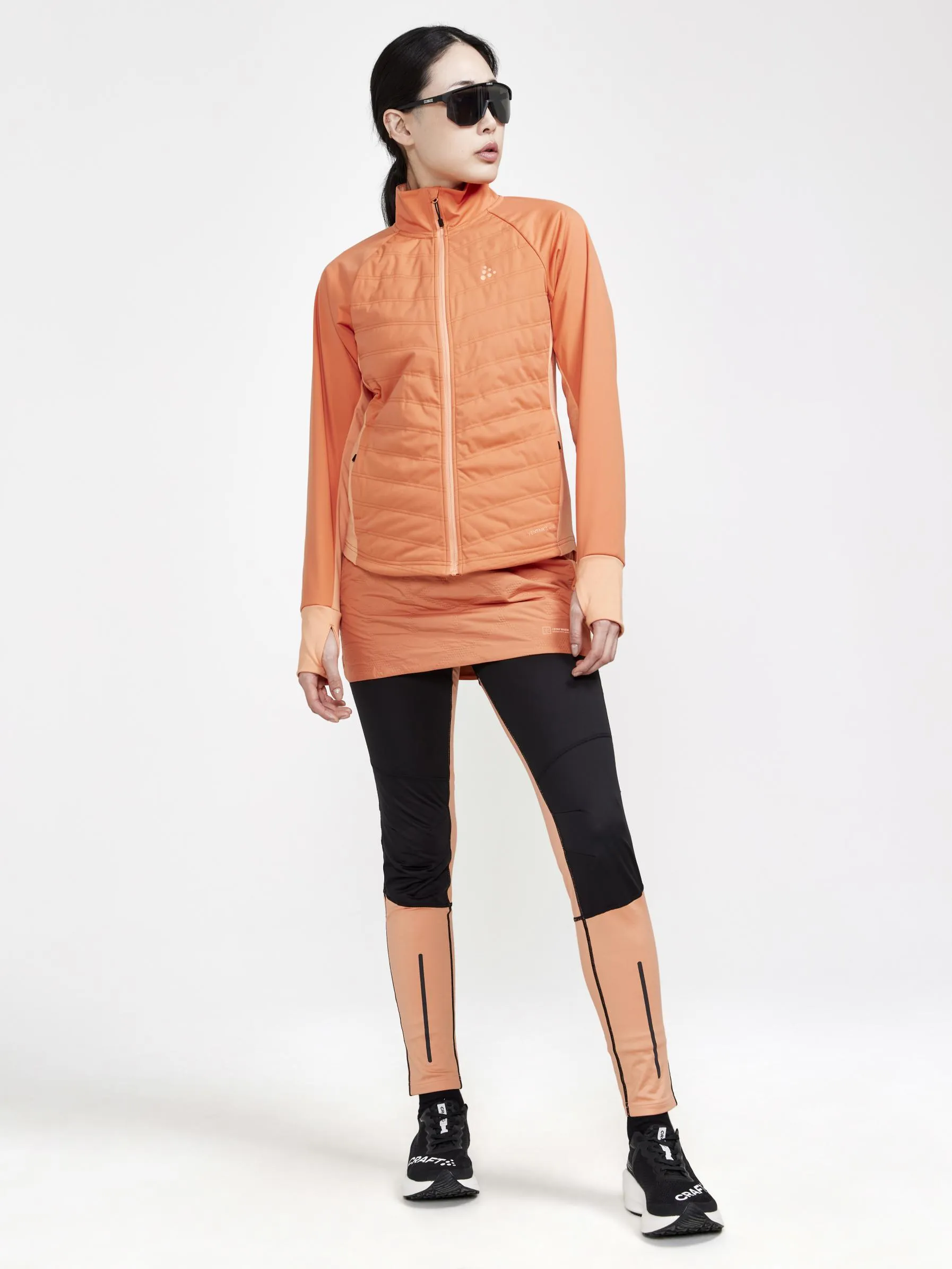 WOMEN'S ADV SUBZ RUNNING SKIRT 2 - RUSTY GLOW-GLOW sold by Craft Sportswear product image thumbnail 3