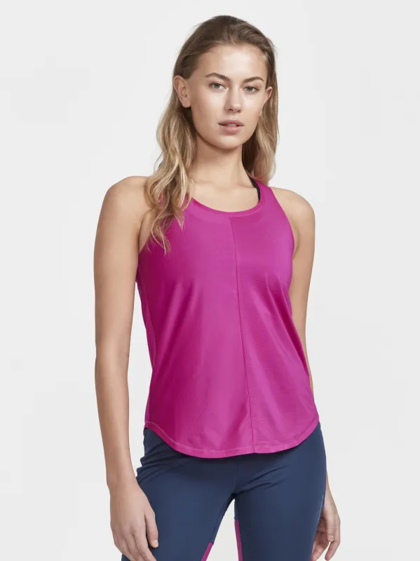 Women's Core Charge Rib Singlet sold by Craft Sportswear