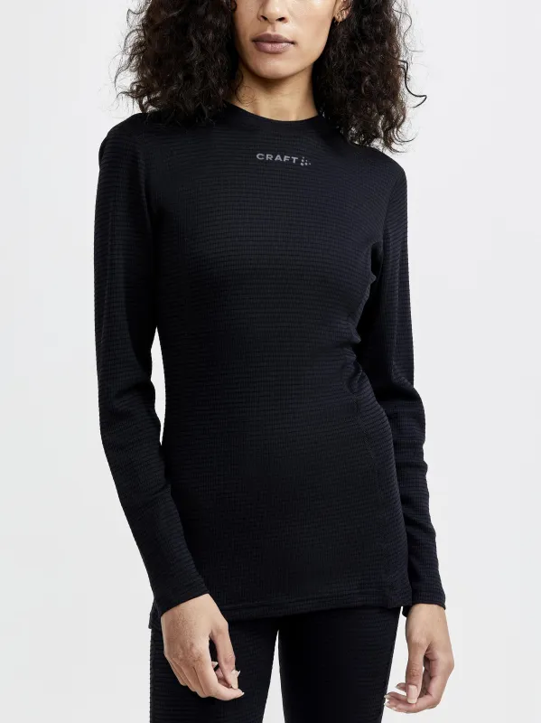 WOMEN'S PRO WOOL EXTREME X BASELAYER - Black sold by Craft Sportswear