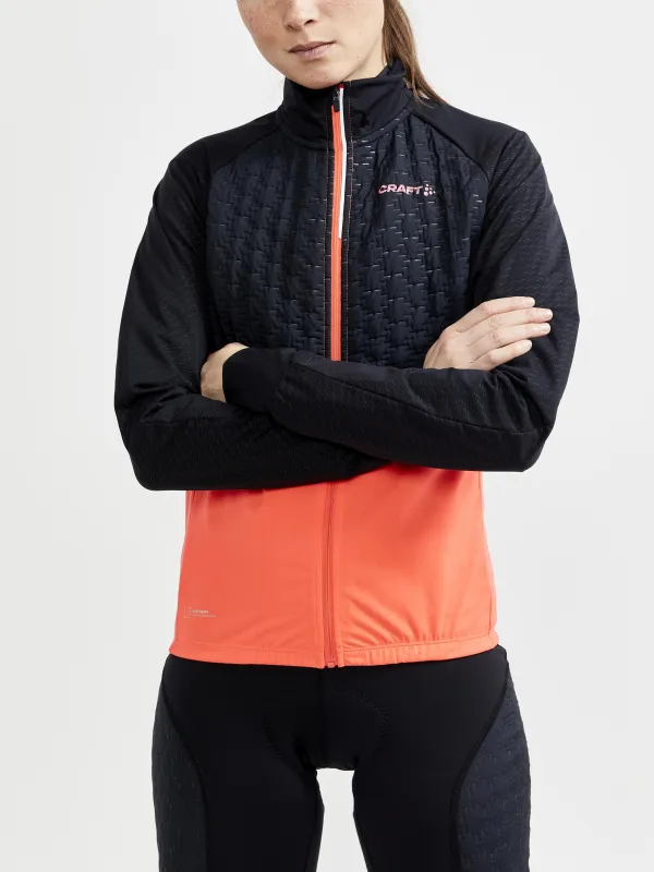 Women's ADV Subz Lumen Cycling Jacket - BLACK/SHOCK sold by Craft Sportswear