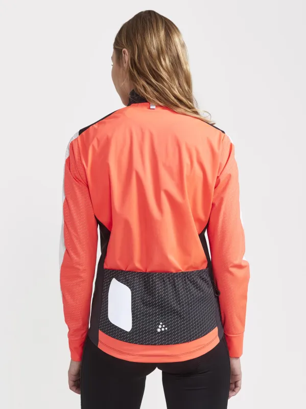Women's ADV Subz Lumen Cycling Jacket - SHOCK-ASH WHITE sold by Craft Sportswear
