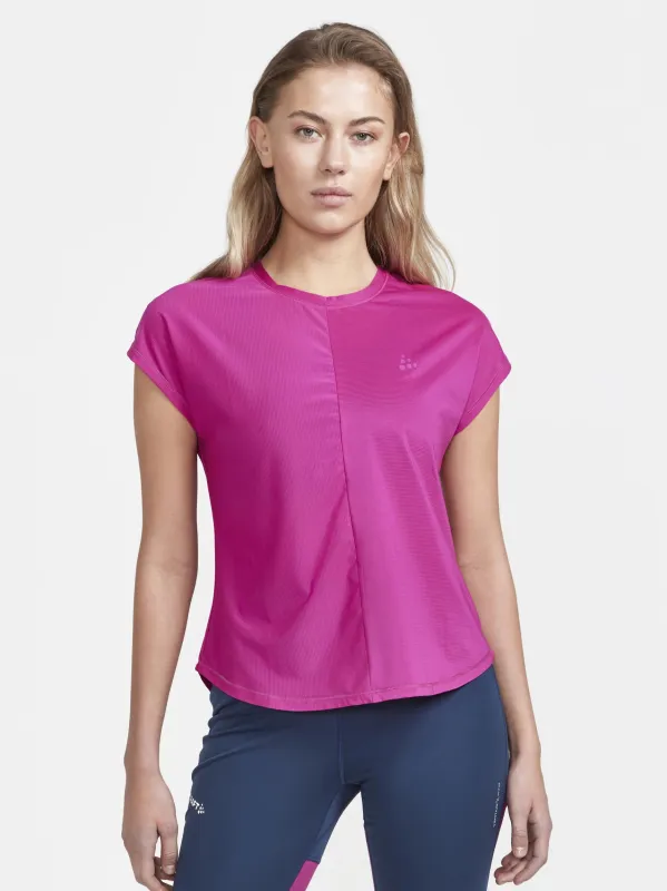 Women's Core Charge Rib Tee - ROXO sold by Craft Sportswear