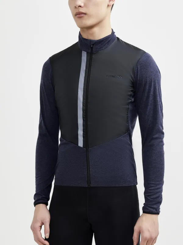 MEN'S ADV SUBZ WOOL CYCLING JERSEY - BLAZE/BLACK sold by Craft Sportswear