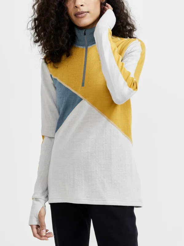 Women's ADV Nordic Wool Baselayer - ASH-TAWNY sold by Craft Sportswear